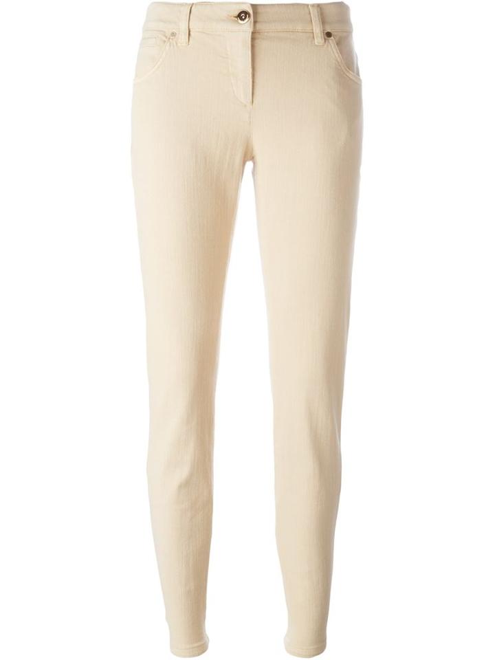 Brunello Cucinelli Skinny Jeans, Women's, Size: 42, Nude/neutrals, Cotton/spandex/elastane/viscose