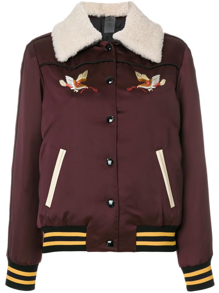 Coach Reversible Montana Puffer Jacket - Red