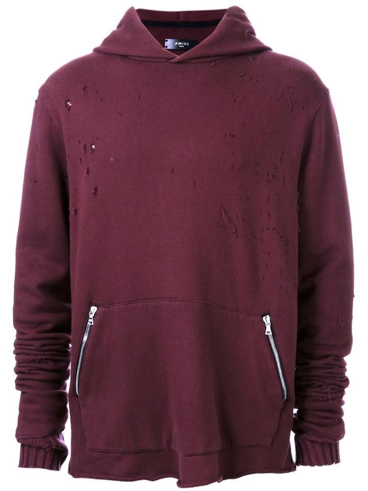 Amiri 'shotgun' Hoodie, Men's, Size: Xl, Red, Cotton
