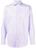 Canali Spread Collar Shirt - Purple
