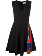 Emilio Pucci Zippered Fit And Flare Dress