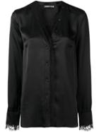 Alexander Mcqueen Lace-trim Blouse - Black