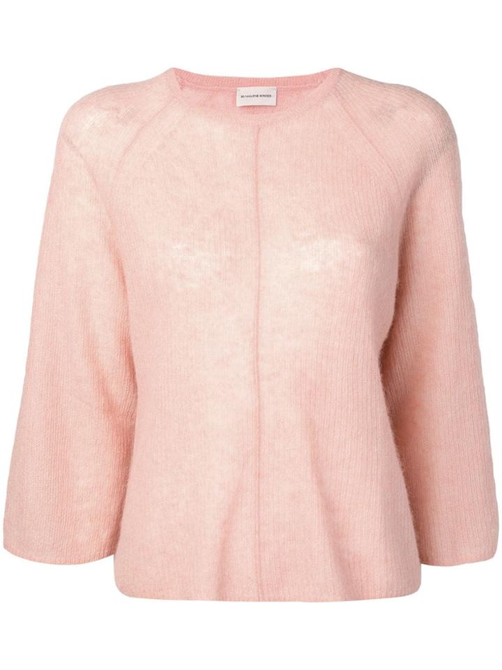 By Malene Birger 3/4 Sleeve Knitted Top - Pink