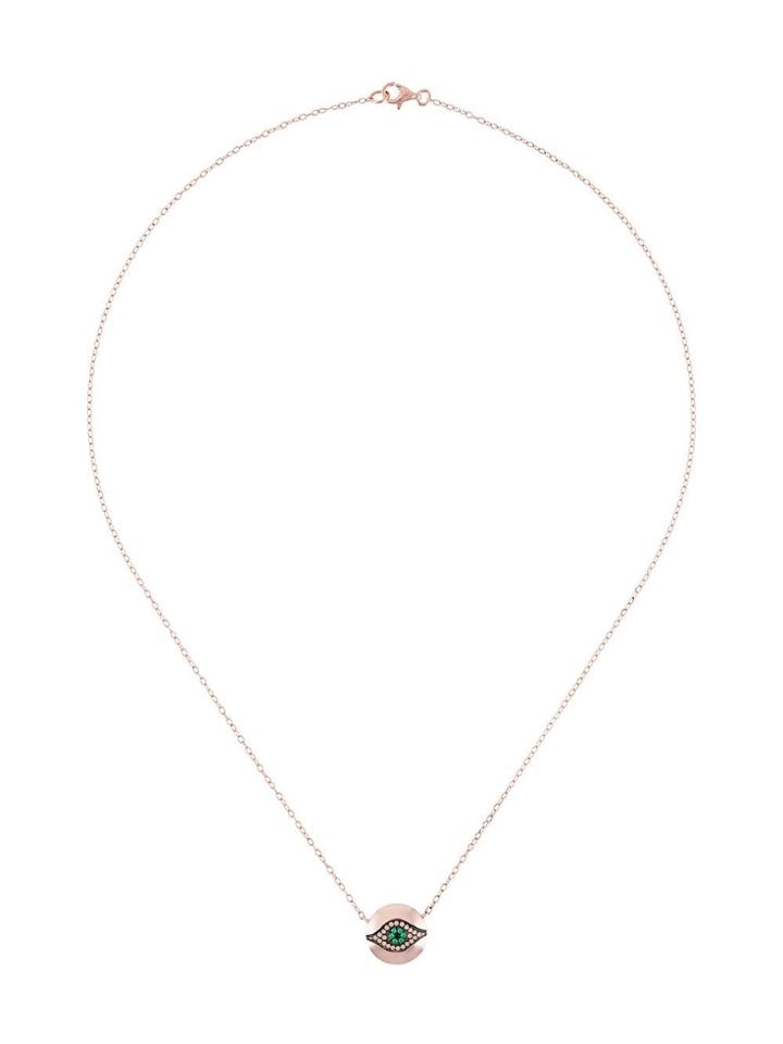 Eye M By Ileana Makri Flower Motif Necklace - Metallic