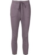 Forme D'expression Tapered Joggers, Women's, Size: Xs, Pink/purple, Cotton/linen/flax