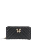 Twin-set Quilted Continental Wallet - Black