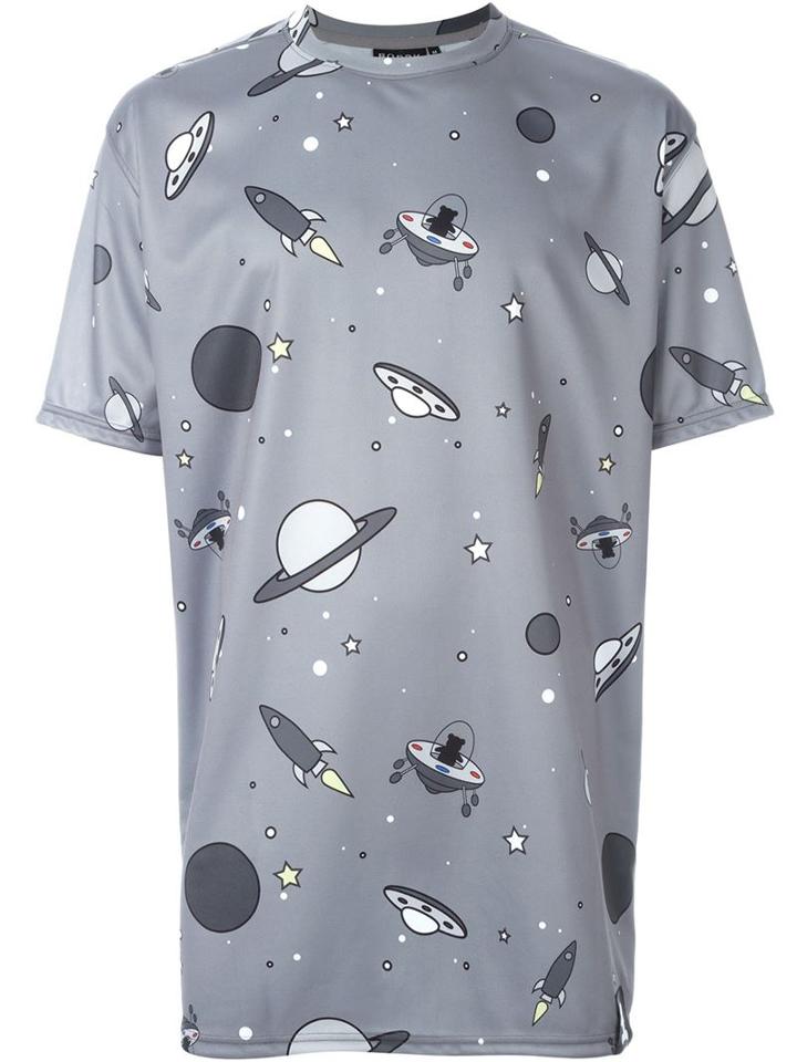 Bobby Abley Space Graphic Long T-shirt