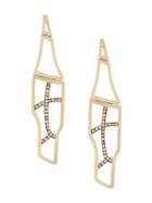 Polina Sapouna Ellis 18kt Gold Tethrippon Diamond Earrings - Metallic