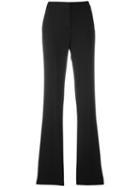 Tom Ford - Stretch Flared Trousers - Women - Silk/spandex/elastane/cupro/virgin Wool - 40, Black, Silk/spandex/elastane/cupro/virgin Wool