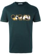 Carven Logo Print T-shirt, Men's, Size: Medium, Green, Cotton