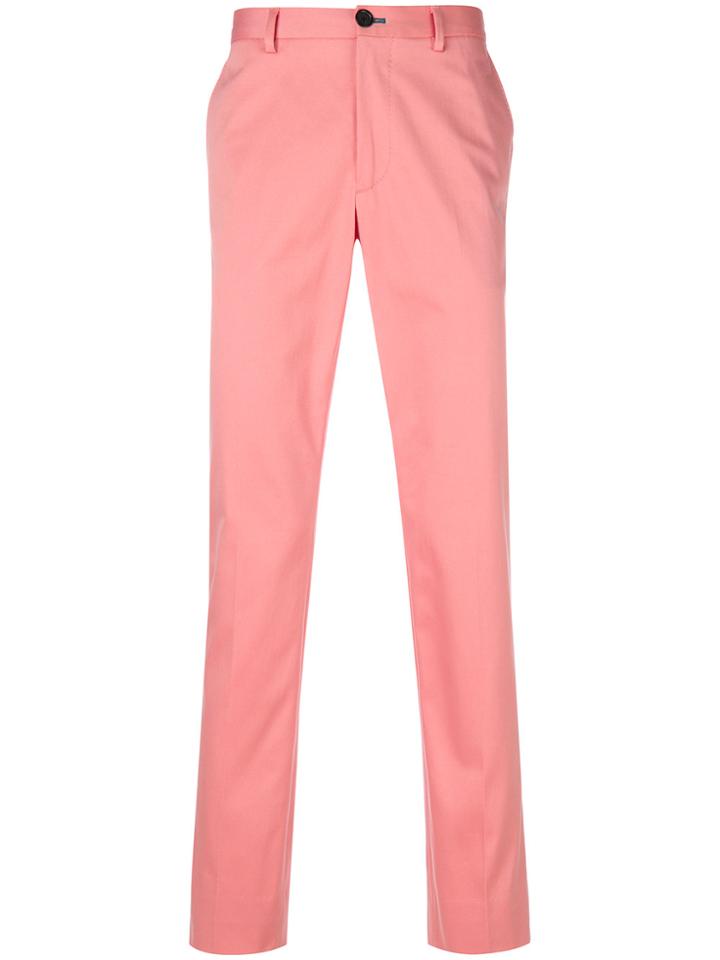 Ps By Paul Smith Straight-leg Trousers - Pink & Purple