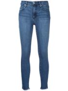 Nobody Denim Cult Skinny Ankle Emerged Jeans - Blue