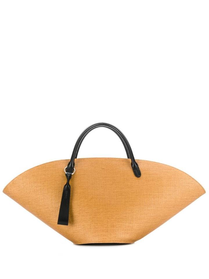 Jil Sander Woven Tote Bag - Neutrals
