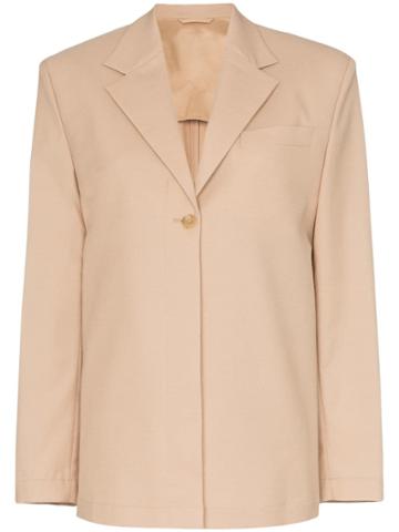 Wright Le Chapelain Weekend Concealed Button-down Blazer Jacket -