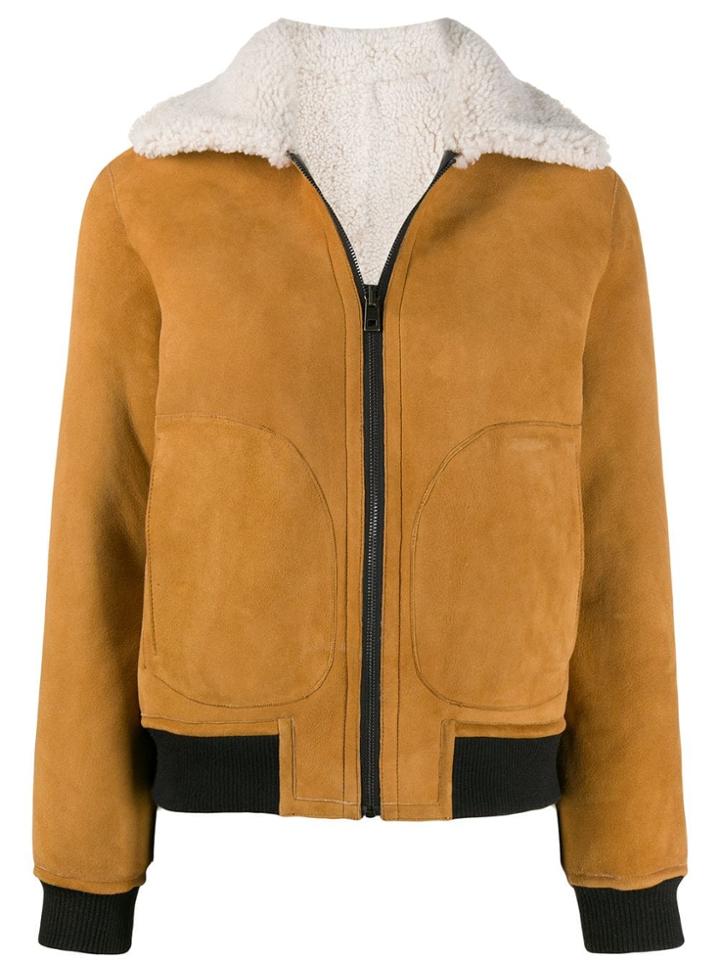 Zadig & Voltaire Lotta Shearling Coat - Neutrals
