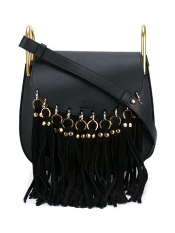 Chloé 'hudson' Shoulder Bag, Women's, Black, Leather/suede