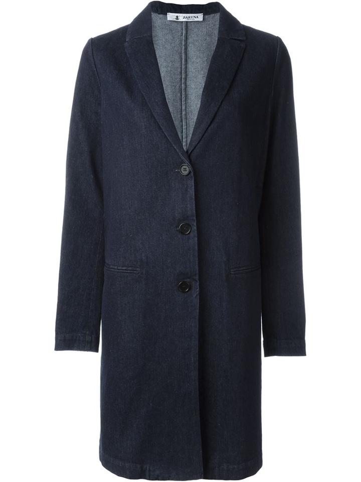 Barena Denim A-line Coat