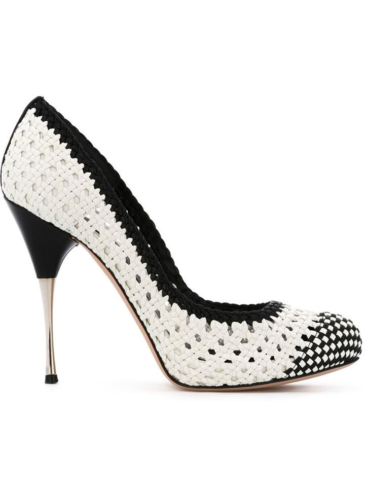 Alexander Mcqueen Woven Pumps