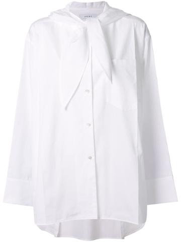 Irene Hoodie Shirt - White