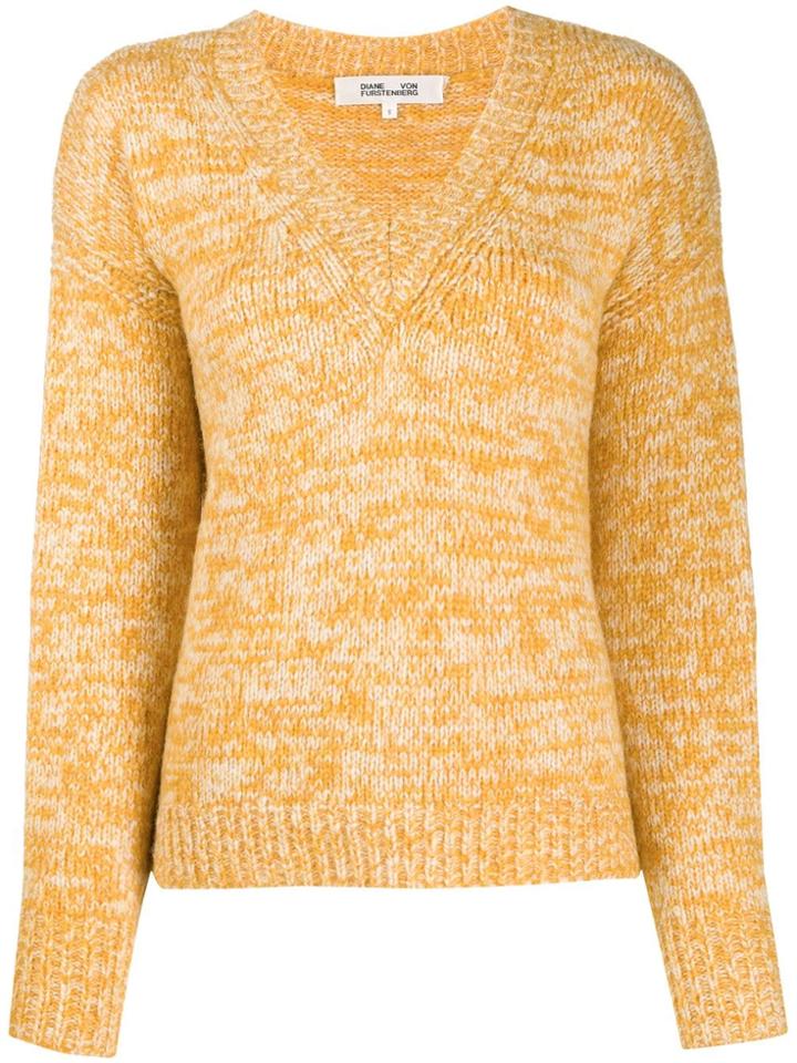 Diane Von Furstenberg V-neck Sweater - Yellow