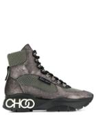 Jimmy Choo Inca High Top Sneakers - Grey