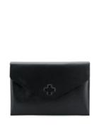 A.f.vandevorst Stamped Envelope Clutch - Black