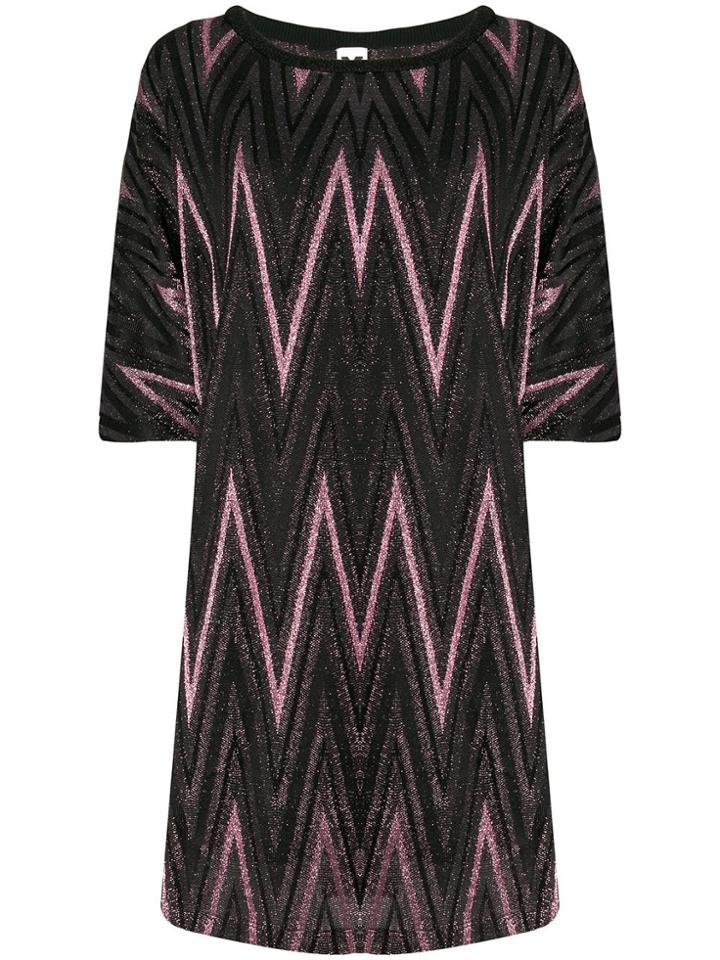 M Missoni Knitted Day Dress - Pink