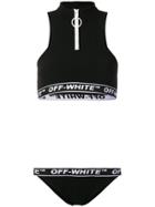 Off-white Active Sporty Bikini - Black