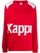 Kappa Logo Print Sweatshirt - Red