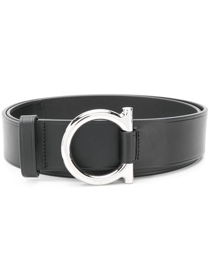 Salvatore Ferragamo D-ring Belt - Black