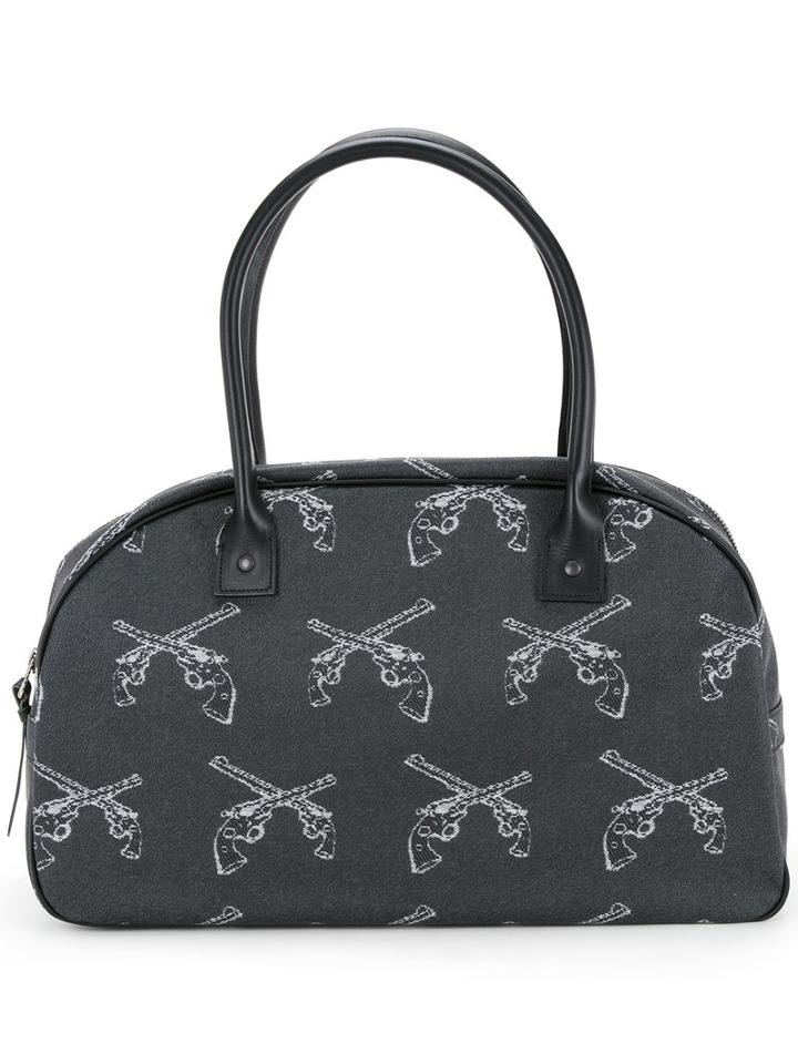 Roar - Gun Print Tote Bag - Men - Pvc - One Size, Black, Pvc