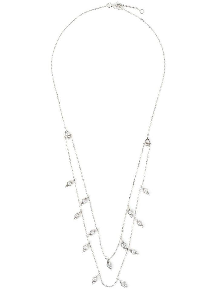 Stone 'cry Me A River' Diamond Necklace, Women's, Metallic