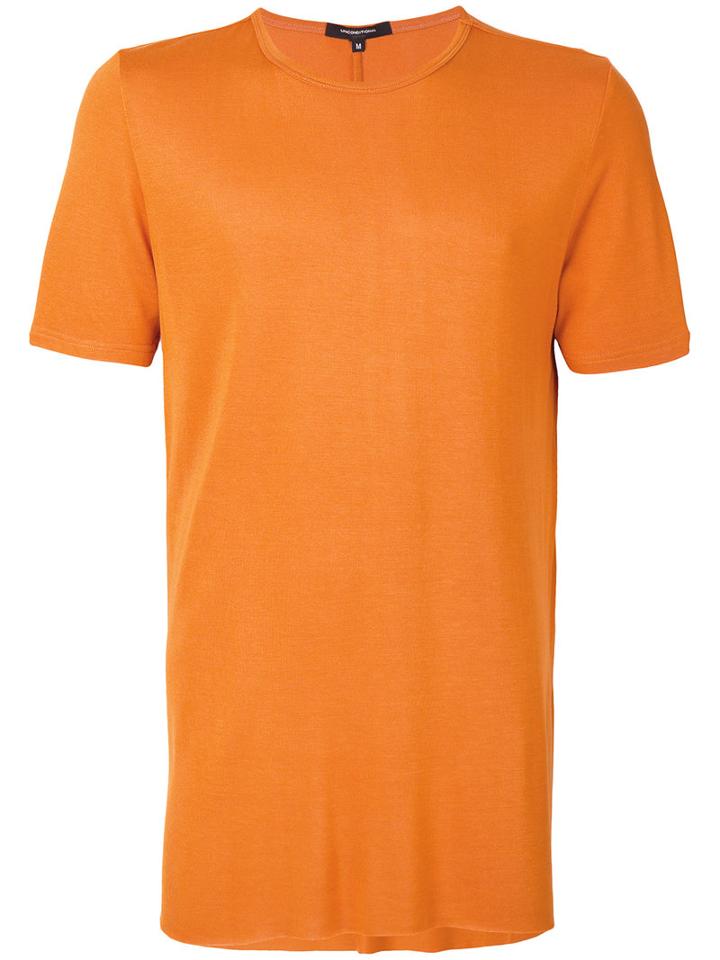 Unconditional - Loose Fit T-shirt - Men - Rayon - L, Yellow/orange, Rayon