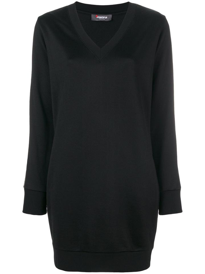 Jo No Fui Lurex Detail Dress - Black