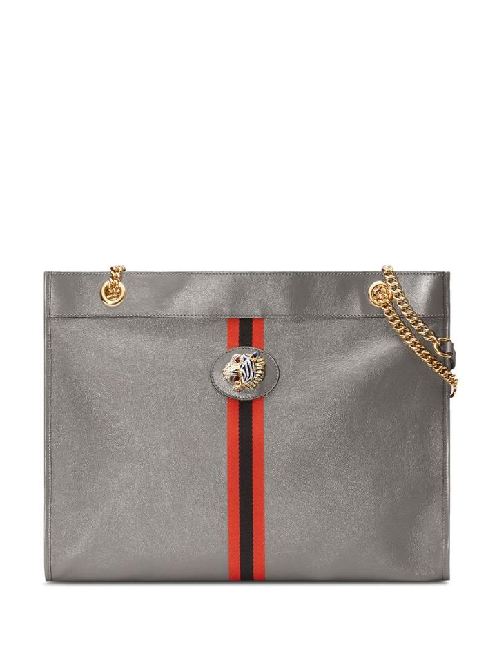 Gucci Rajah Large Tote - Grey