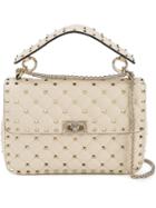 Valentino Valentino Garavani Spike Shoulder Bag, Women's, Nude/neutrals, Leather/metal