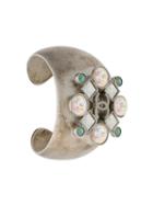 Chanel Pre-owned Gemstone Cuff Bracelet - Metallic