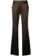 Just Cavalli Bootcut Tailored Trousers - Brown
