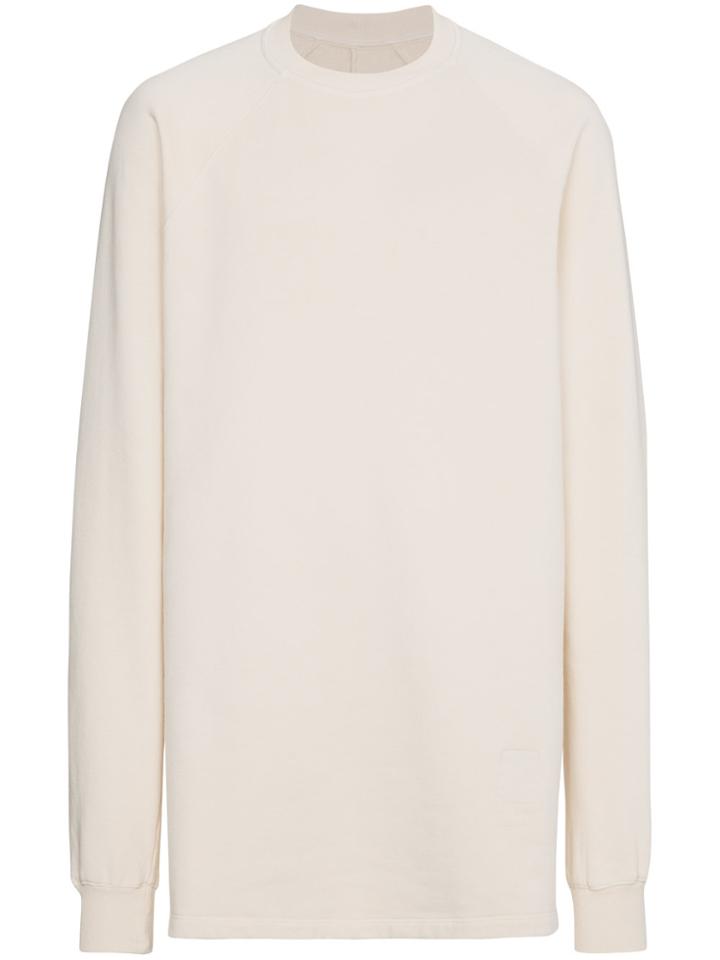 Rick Owens Drkshdw Elongated Sleeves Sweatshirt - Nude & Neutrals
