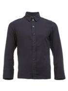 Christopher Nemeth Slim-fit Shirt, Men's, Size: Large, Blue, Cotton