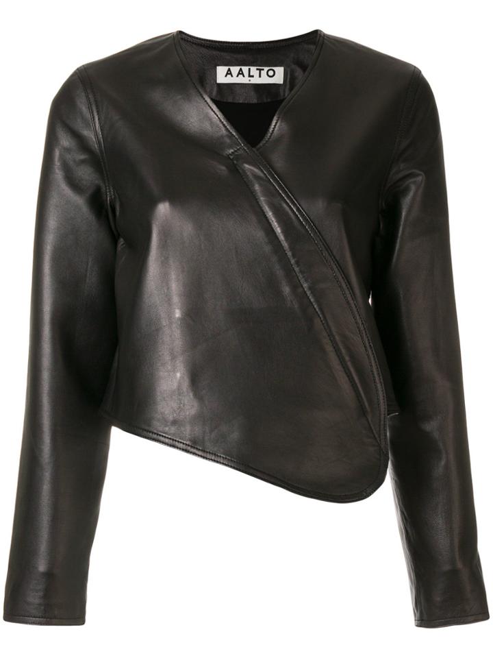 Aalto Asymmetric Fitted Jacket - Black