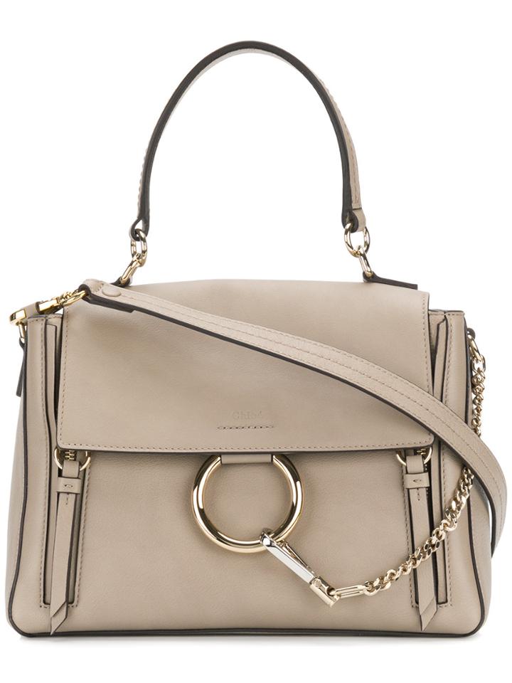 Chloé Medium Faye Day Bag - Nude & Neutrals