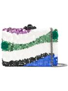Oscar De La Renta Sequined Clutch Bag - Multicolour