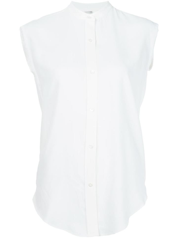 Helmut Lang Open Back Blouse - White