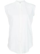 Helmut Lang Open Back Blouse - White