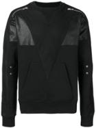 Balmain Biker-style Sweatshirt - Black