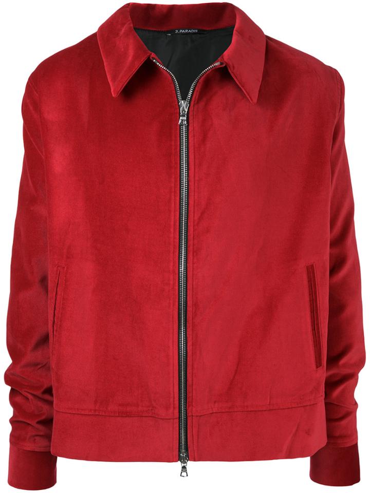 3.paradis Long Sleeved Shirt Jacket - Red