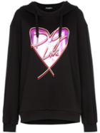 Dolce & Gabbana Love Heart Print Hoodie - Black