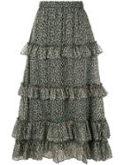 Philosophy Di Lorenzo Serafini High-waist Cascading Ruffle Skirt -
