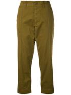Alex Mill Straight Cropped Trousers - Green